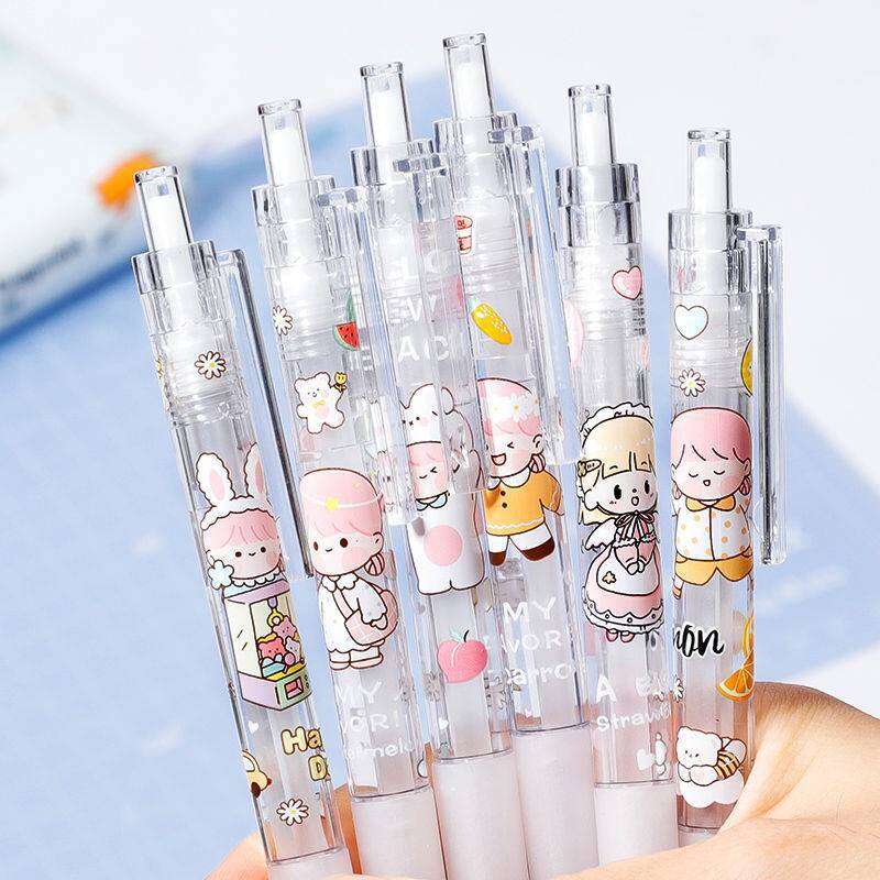 Bút dao dạng bấm rọc cắt giấy , sticker, washi