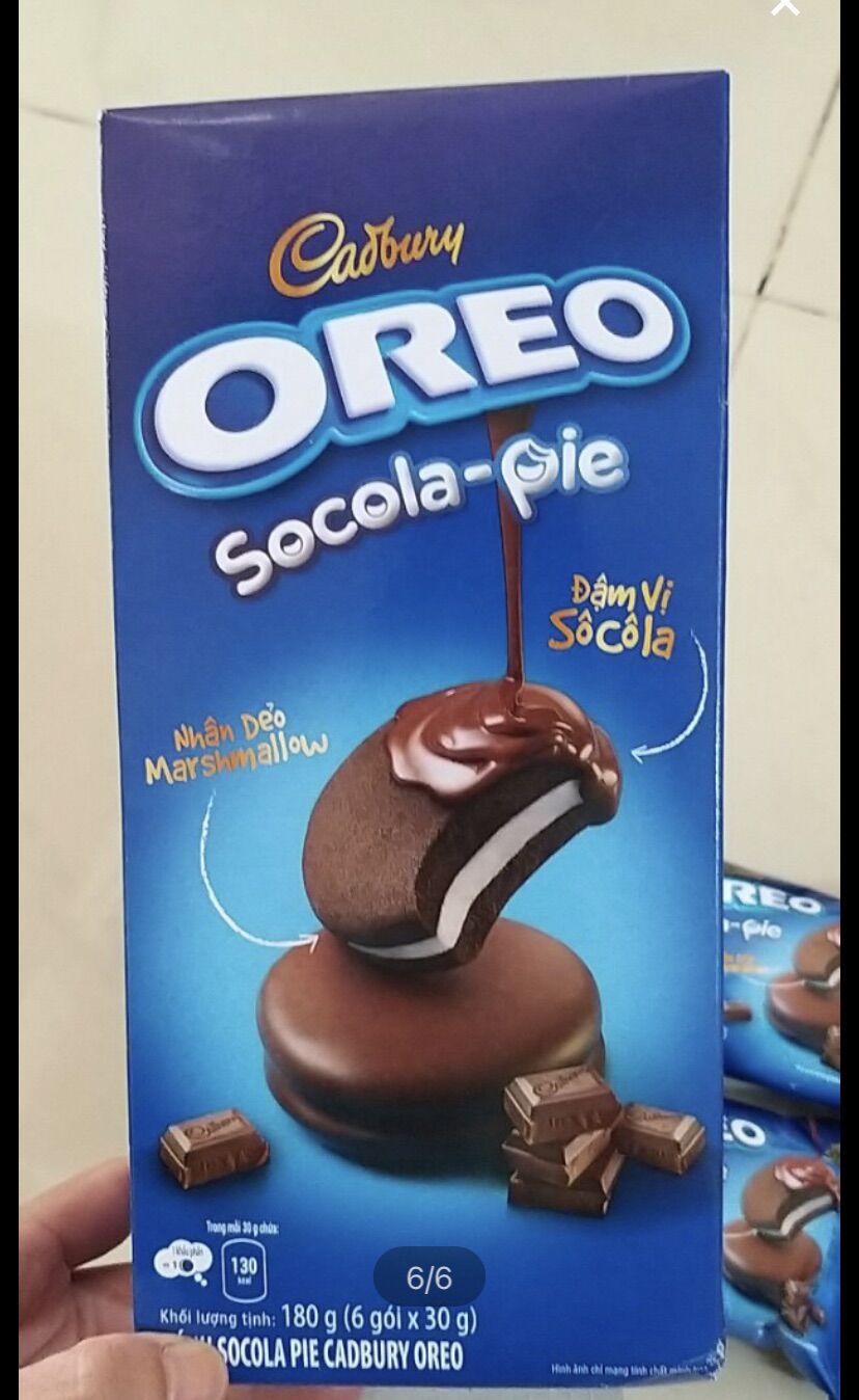 COMBO 6 CÁI BÁNH OREO-PIE PHỦ SOCOLA