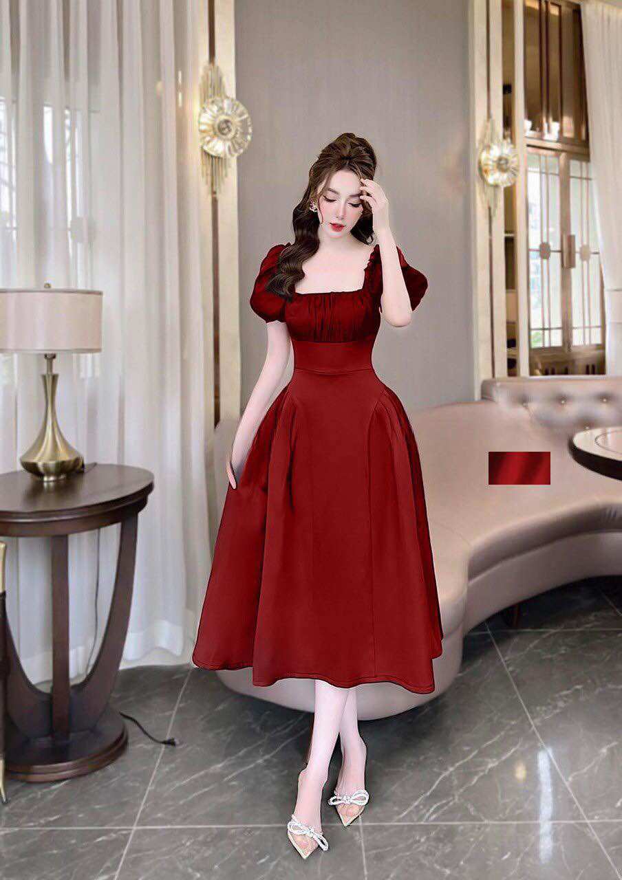 ( Đủ size 55-90ky) Đầm bigsize đi tiệc siêu xinh che bụng (1080)