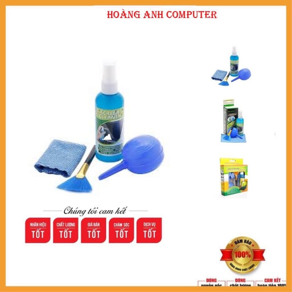 Bộ Vệ Sinh Laptop - Bộ Làm Sạch Sâu Điện Thoại 4 Món
