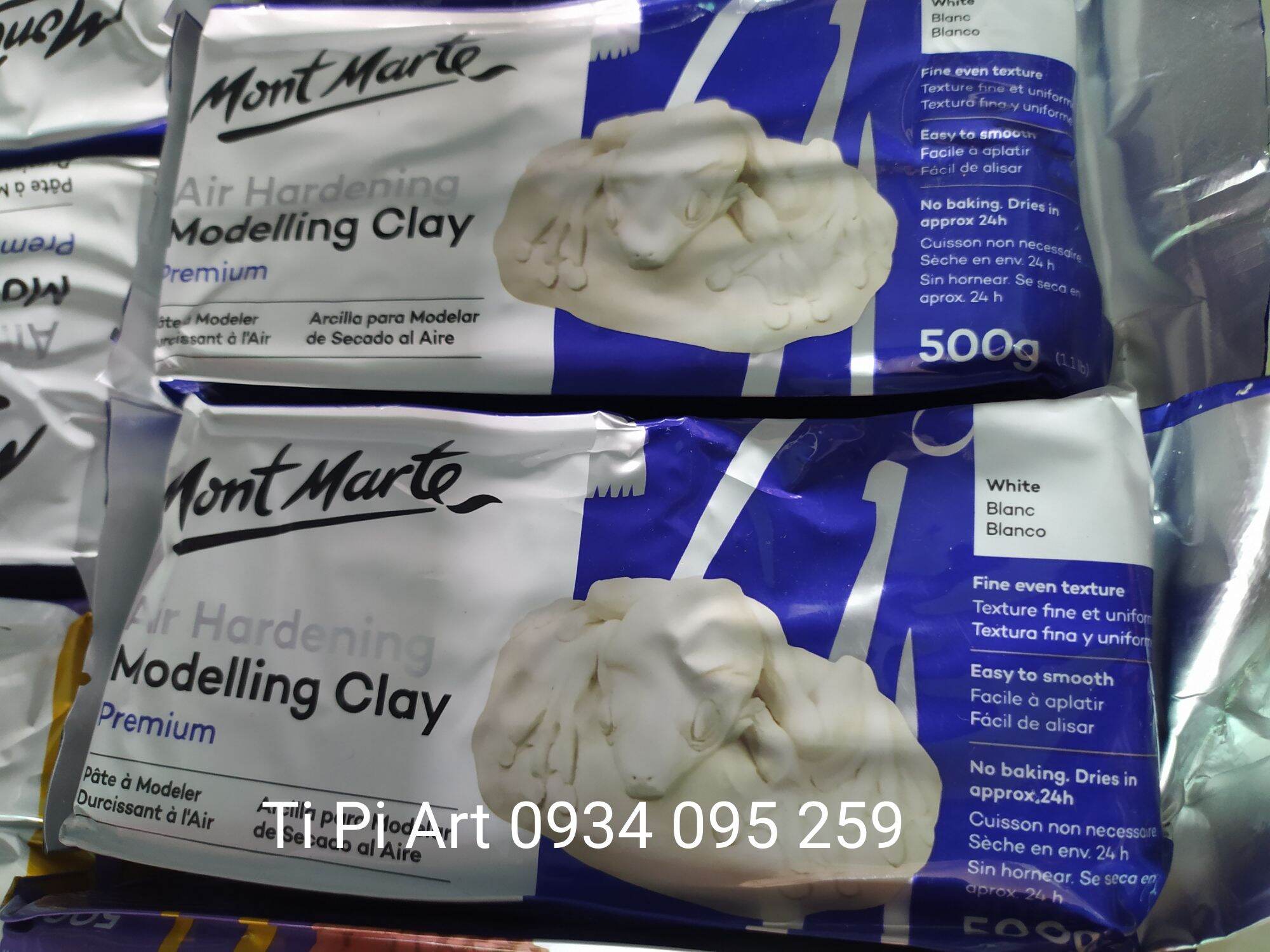 Đất sét nung Mont Marte, Premiium Air Hardening Modelling Clay Mont Marte