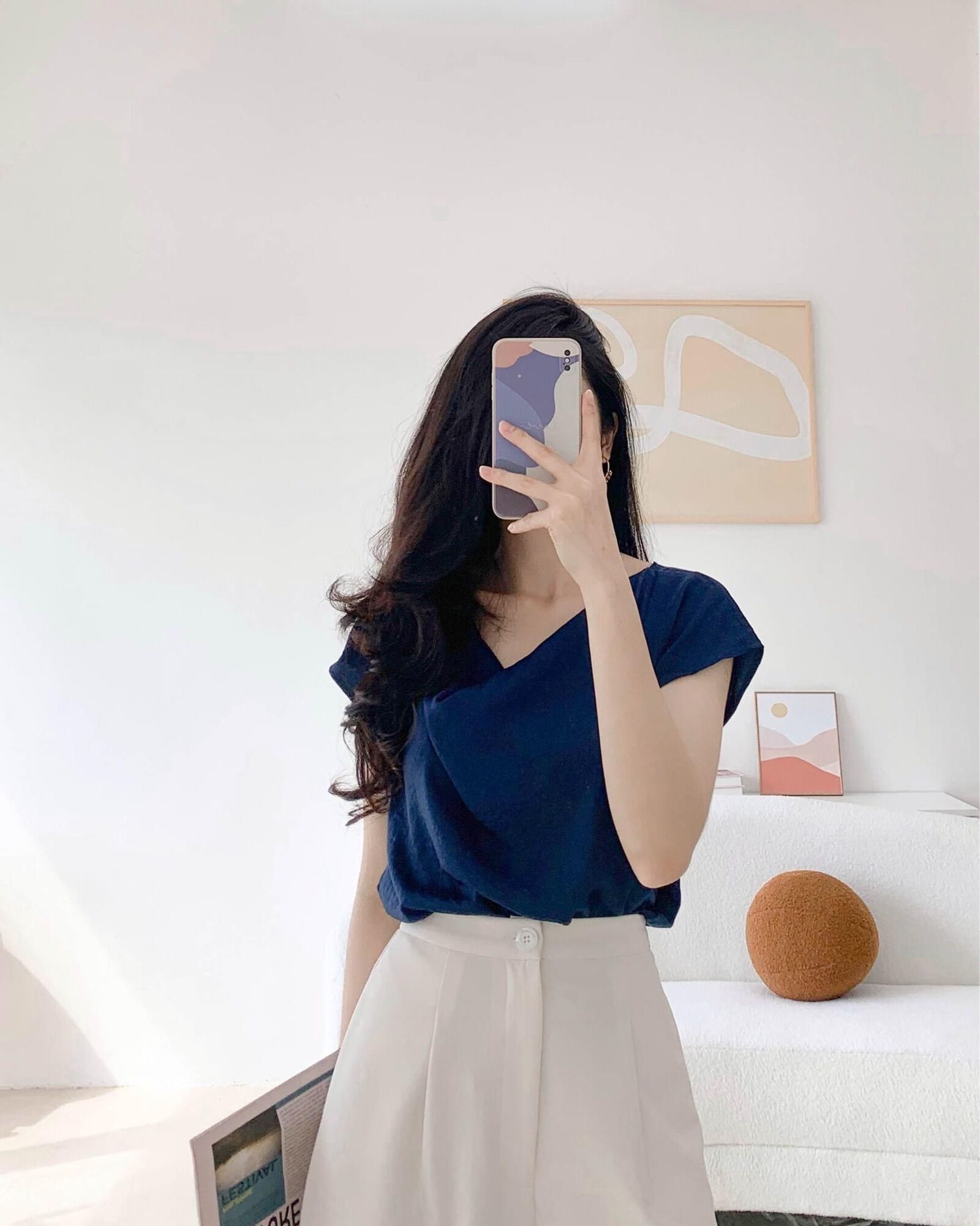 Ceci Cela - Quần Pleated Ổng Rộng Dáng Dài