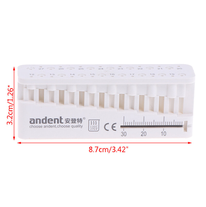 Nha khoa autoclavable endo khối đứng thước 1 nha sĩ dụng cụ đo khối tập tin giá đỡ cho nha khoa phòng thiết bị cơ khí vật tư tiêu hao