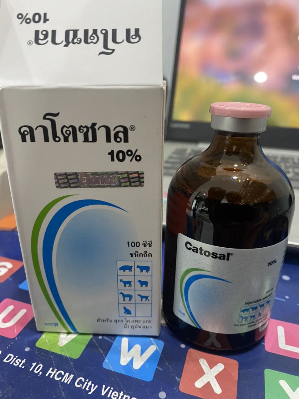 Catosal 10% _ bổ cho gà đá(hàng thái lan)100cc