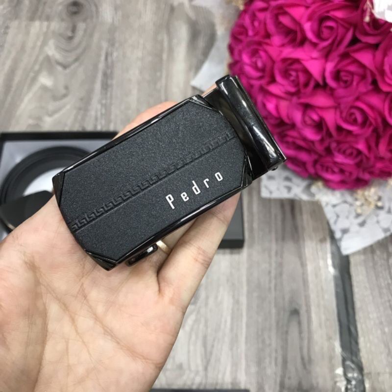 [Fullbox + Túi giấy] Thắt lưng nam pedro da xịn thời trang cao cấp