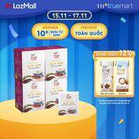 Combo 4 hộp trà thảo dược TH true HERBAL Tía tô – Gừng (80 gói)