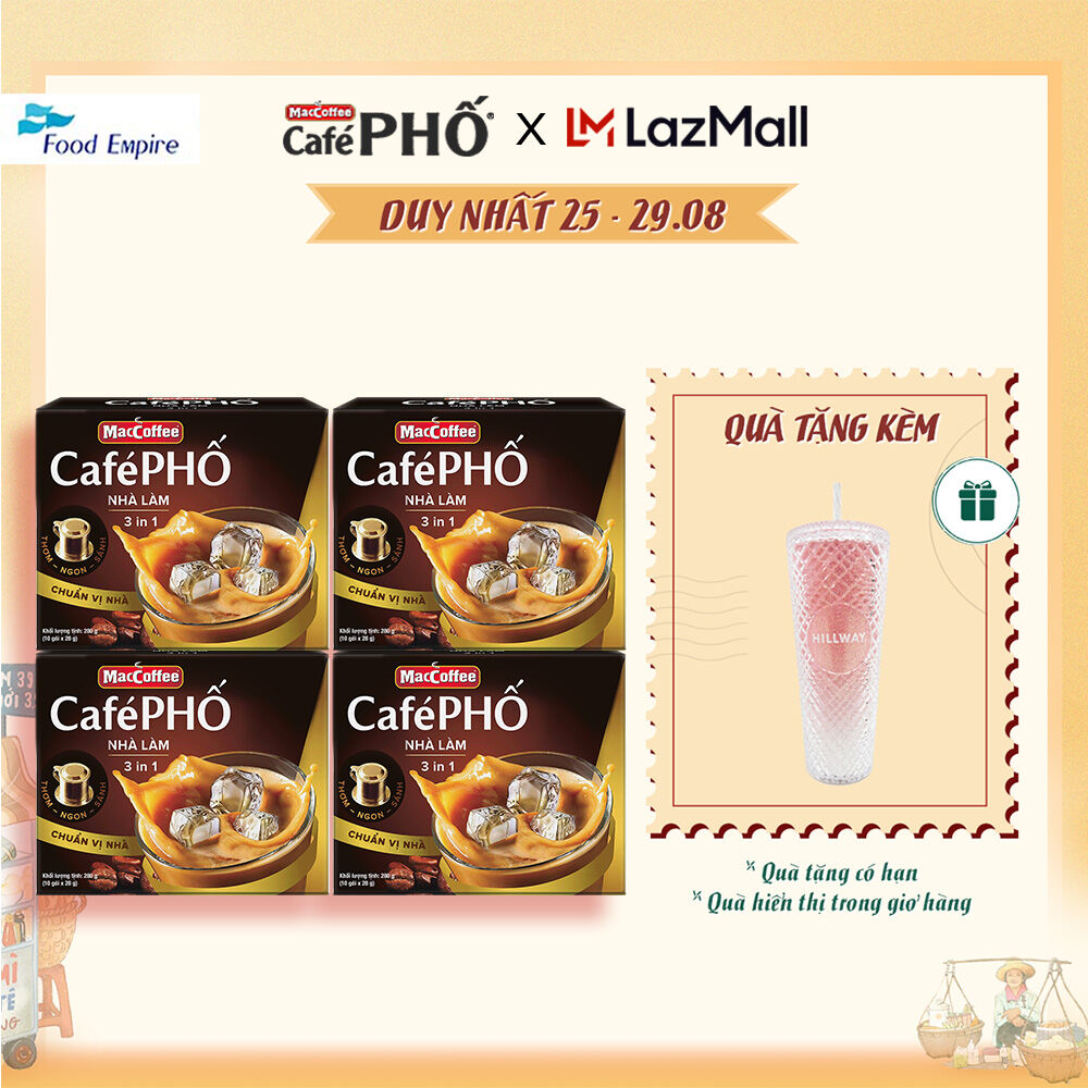 Combo 4 hộp cà phê phố nhà làm - maccoffee