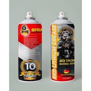 Sprayking Dưỡng Sên Mỡ Bò Đức_Lithium Grease German Quality 400ml