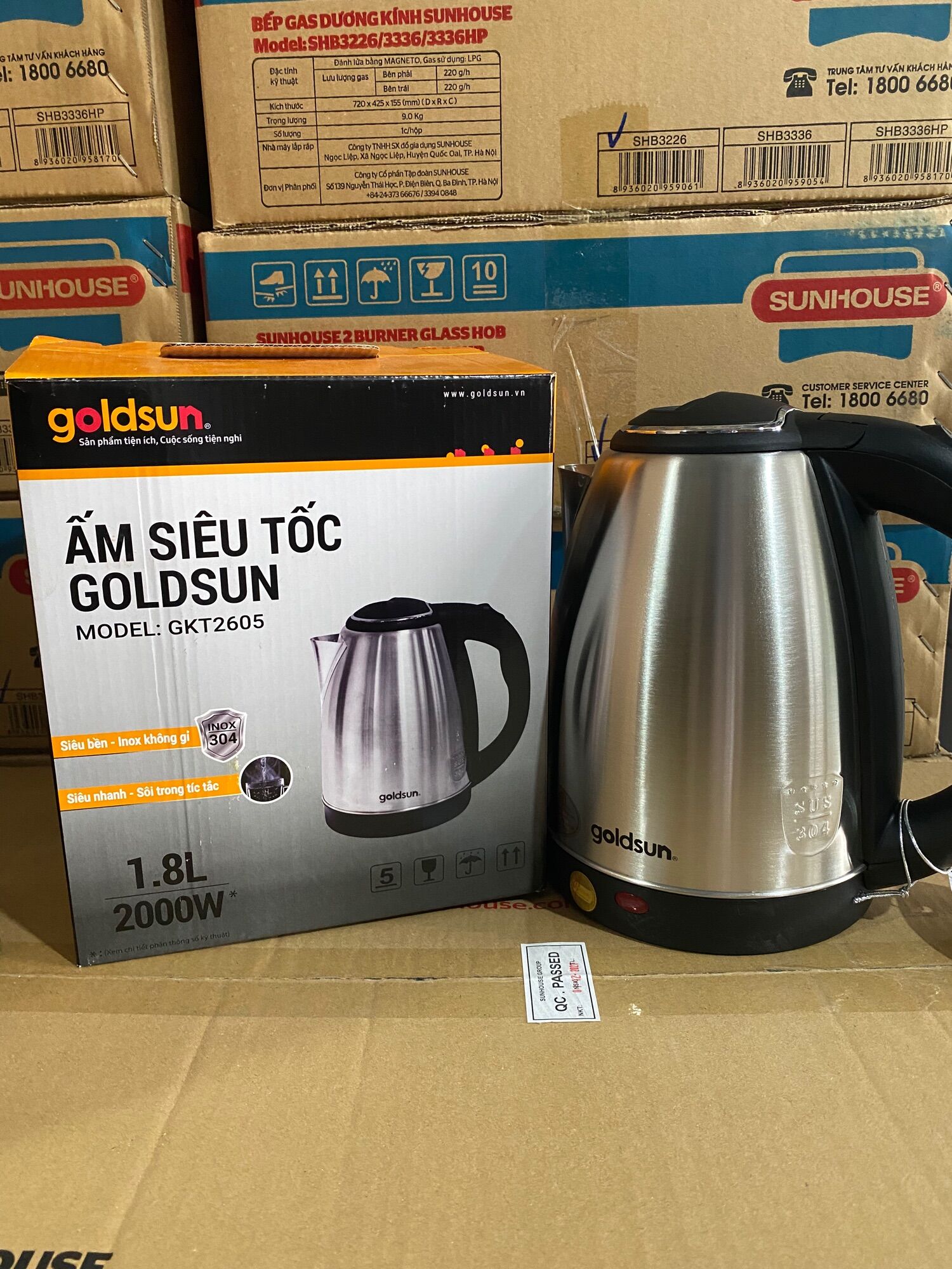 Ấm siêu tốc Goldsun GKT2605