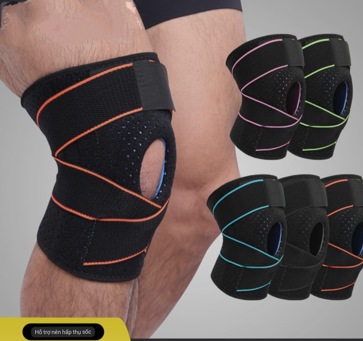 Đai gối thể thao Bó gối thể thao Aolikes cao cấp Băng đầu gối chính hãng Aolikes HOANGDUONG SPORT
