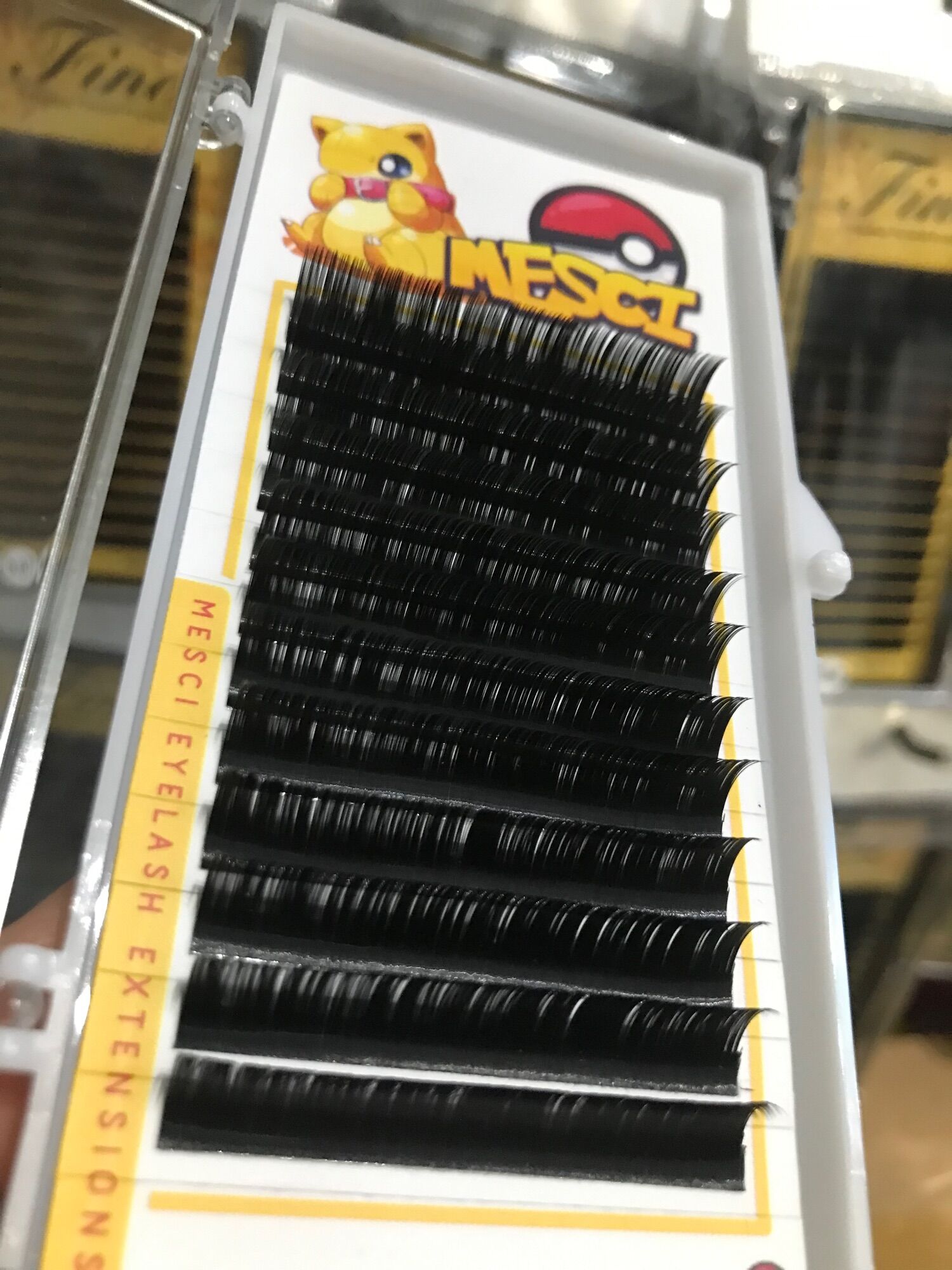 Flash sale mi khay lông mi Mesci 0.10 C,Cc,D