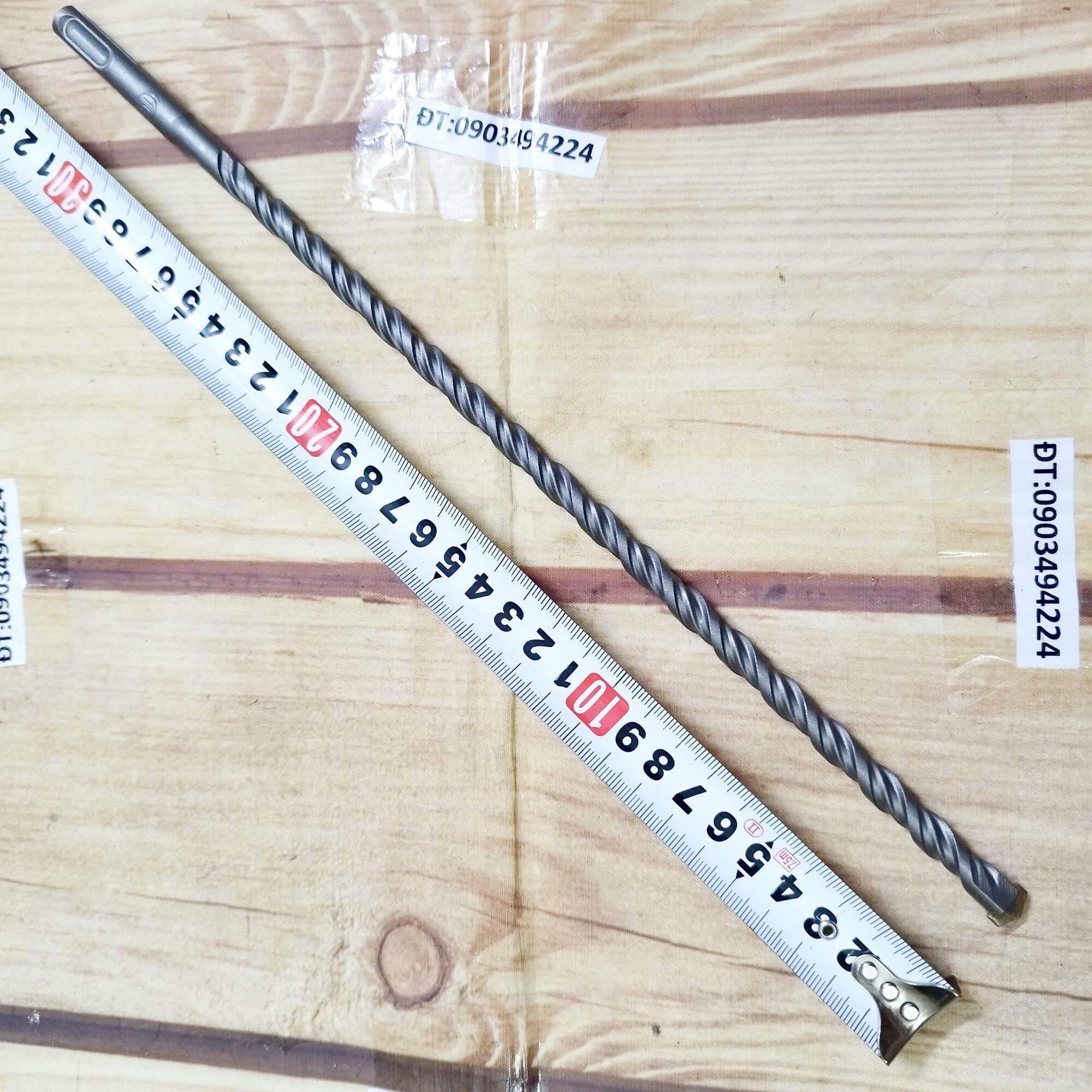 Mũi khoan bê tông xuyên tường chuyên dụng đầu gài sds phi 25 dài 350mm