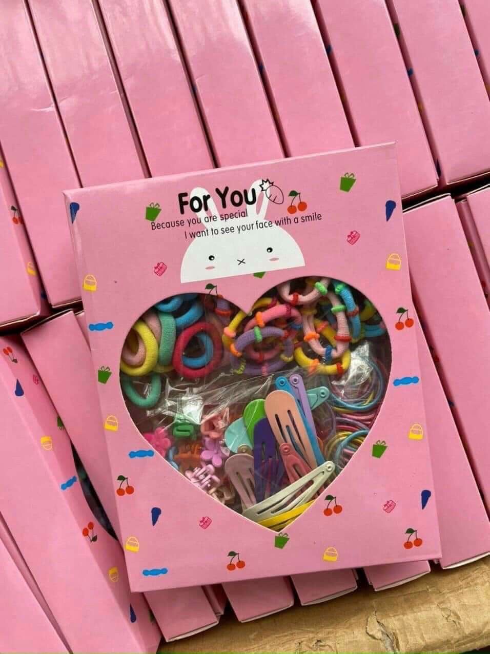 Set 780 chi tiết cột kẹp tóc cho bé