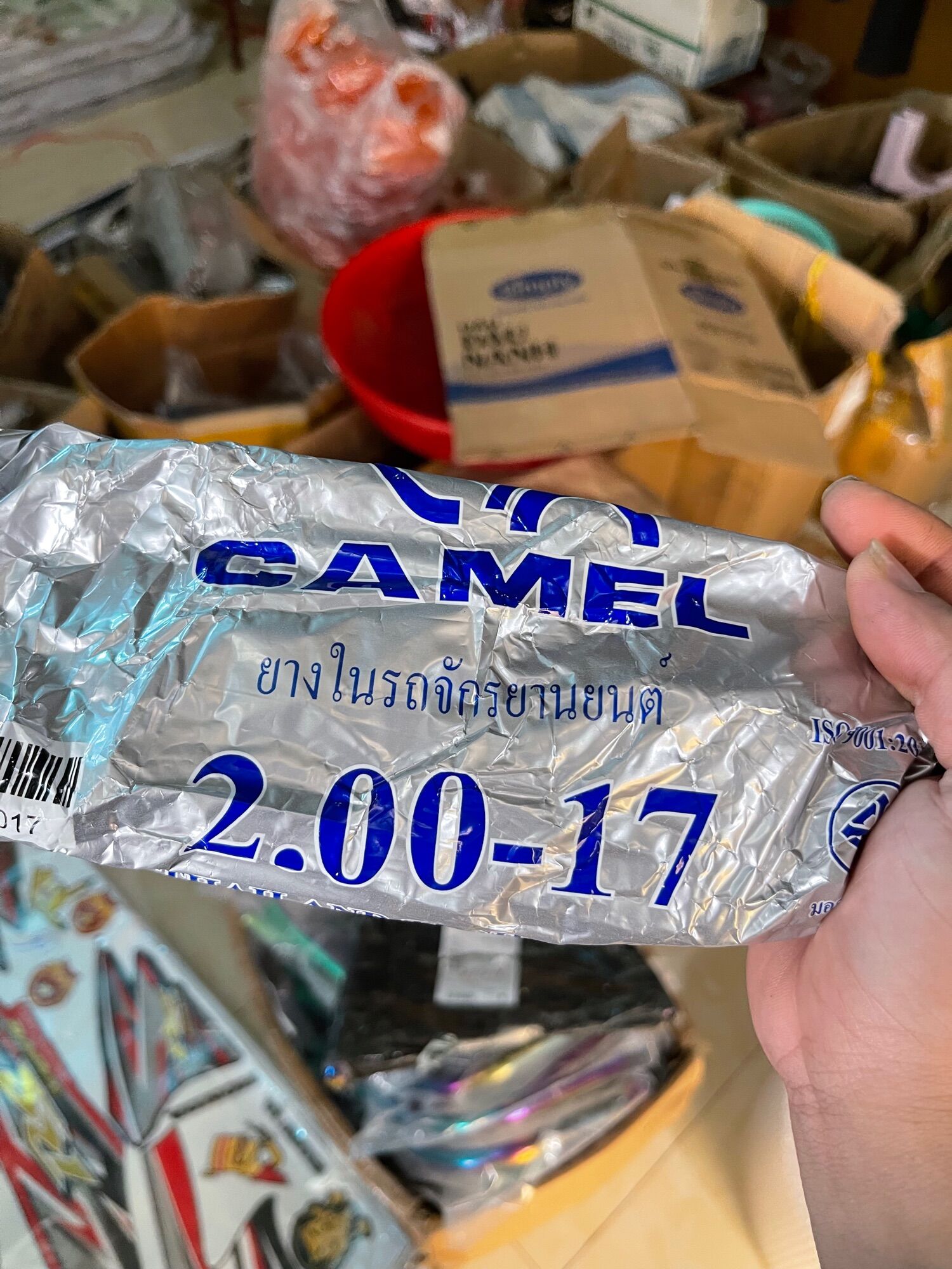 Ruột xăm xe máy size nhỏ đi vỏ 45/50/60