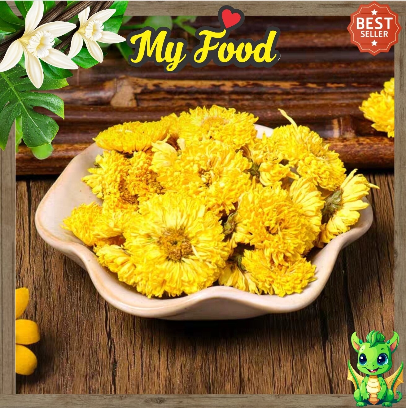 [Hcm]100G Dried Golden Chrysanthemum Flowers