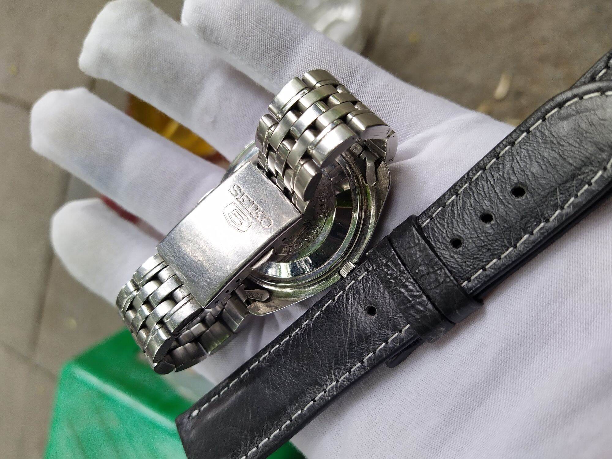 đồng hồ Seiko Vintage size 38.5 chưa núm