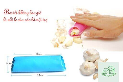[HCM]Dụng cụ bóc vỏ tỏi bằng silicon siêu dễ lột