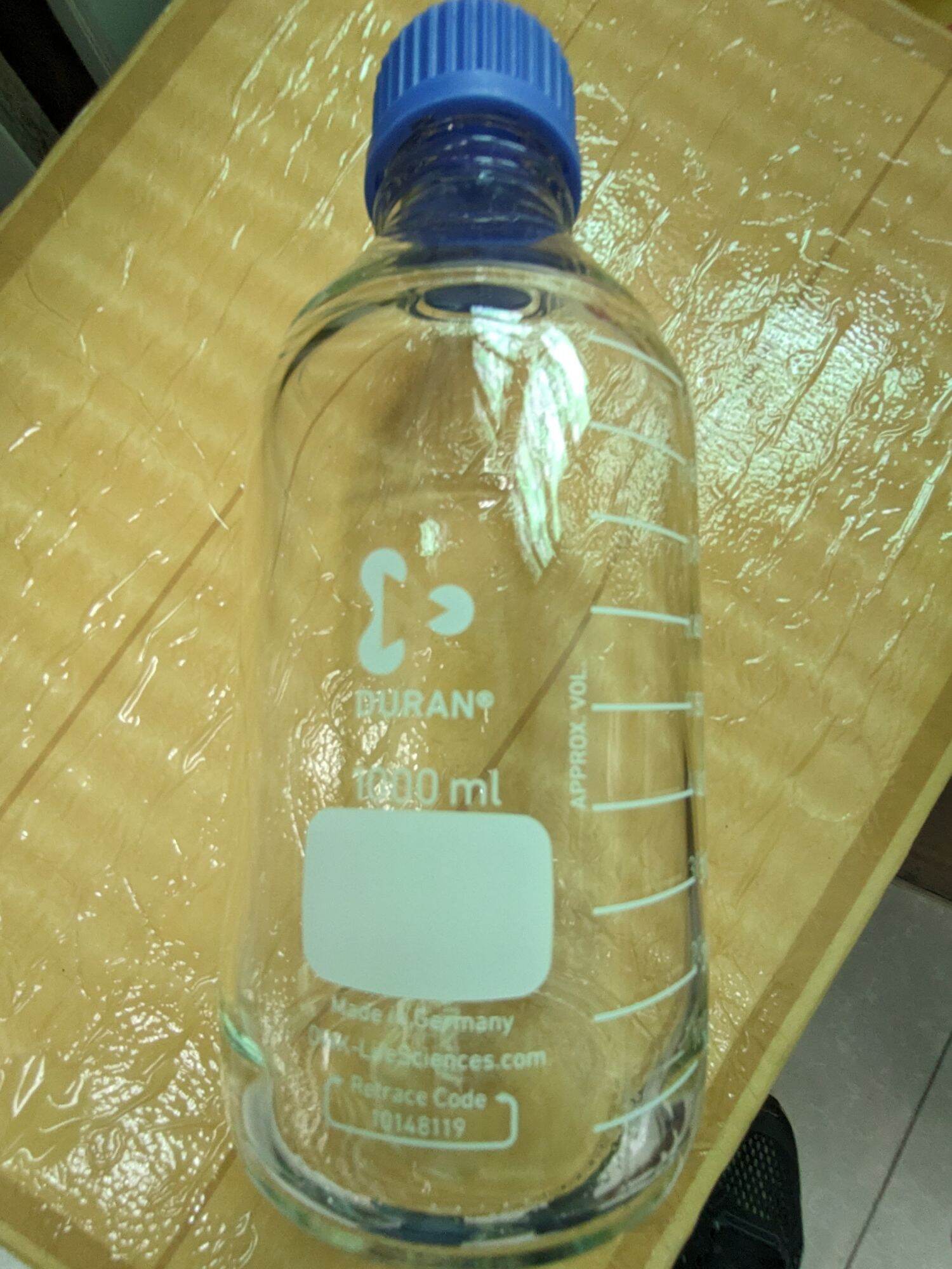 Chai thủy tinh Duran 1L