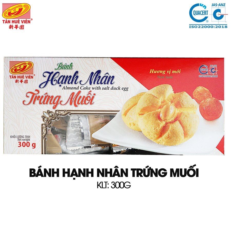 Hạnh nhân trứng muối Tân Huê Viên
