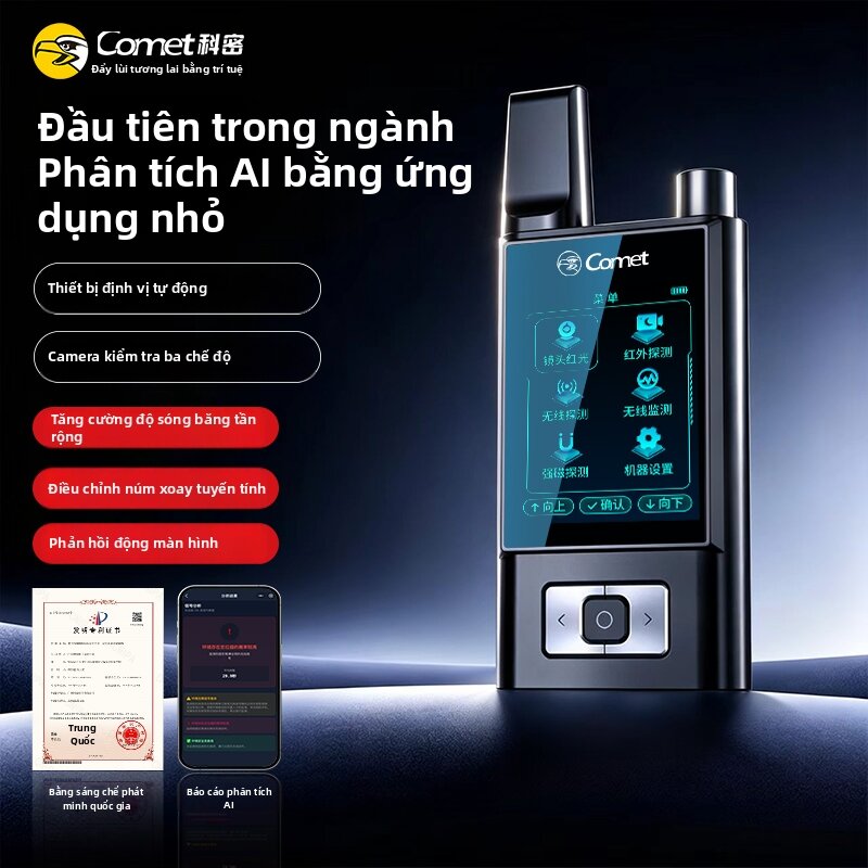 COMET | Spy Camera Detection Anti-spy Anti-theft Listener Detector Giá 4,089,000 Đồng*Miễn phí vận chuyển