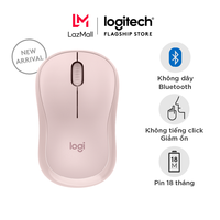 Chuột Bluetooth Logitech M240 Silent - Không dây Nhỏ gọn Di động Pin 18 tháng tương thích Windows macOS ChromeOS Macbook