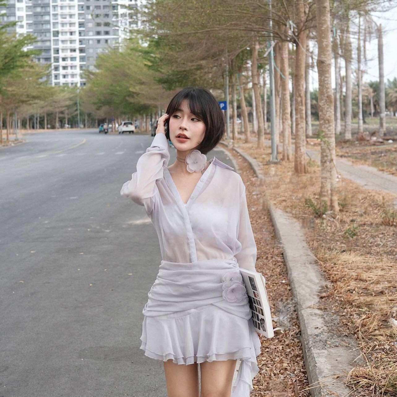 Oceana London - Áo Ashy Shirt ( KHÔNG KÈM HOA)