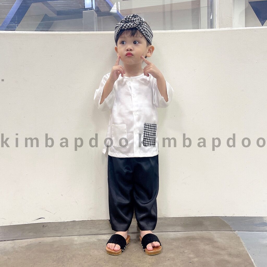 Bộ bà ba bé trai bé gái chất lụa mềm mịn mát size 7ky - 45ky