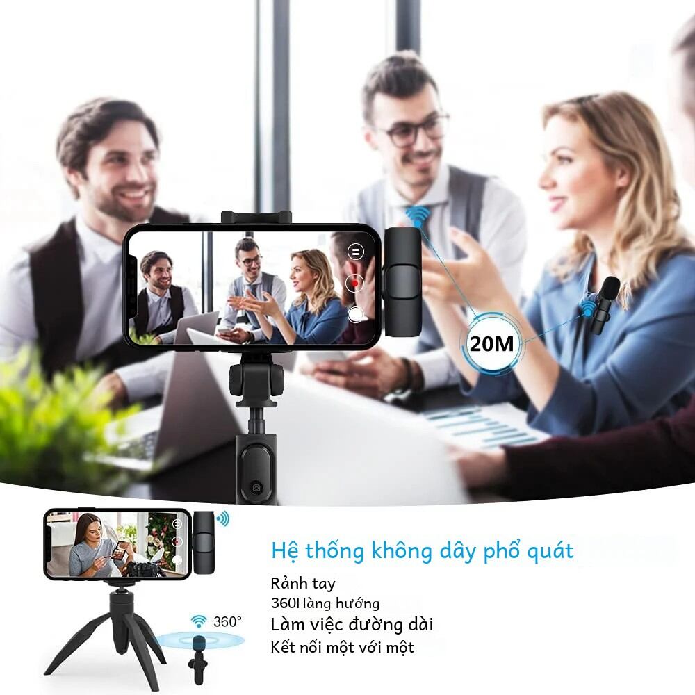 Di Động Không Dây Lavalier Micro Mic Mini Cho iPhone Android Phát Sóng Trực Tiếp Chơi Game Ghi Âm Điện Thoại Năng Động Chất Lượng Cao Bộ Mic Với chứng Nhận Ce