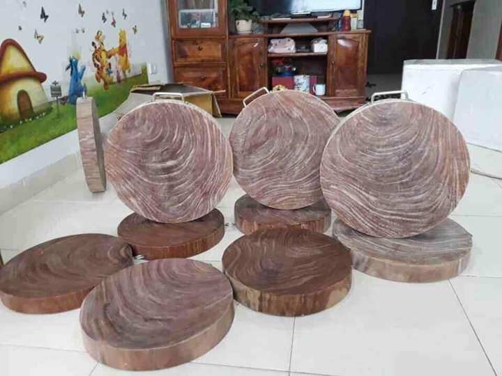 Thớt nghiến Tây Bắc không tâm hàng chuẩn bao chất không lên mùn.