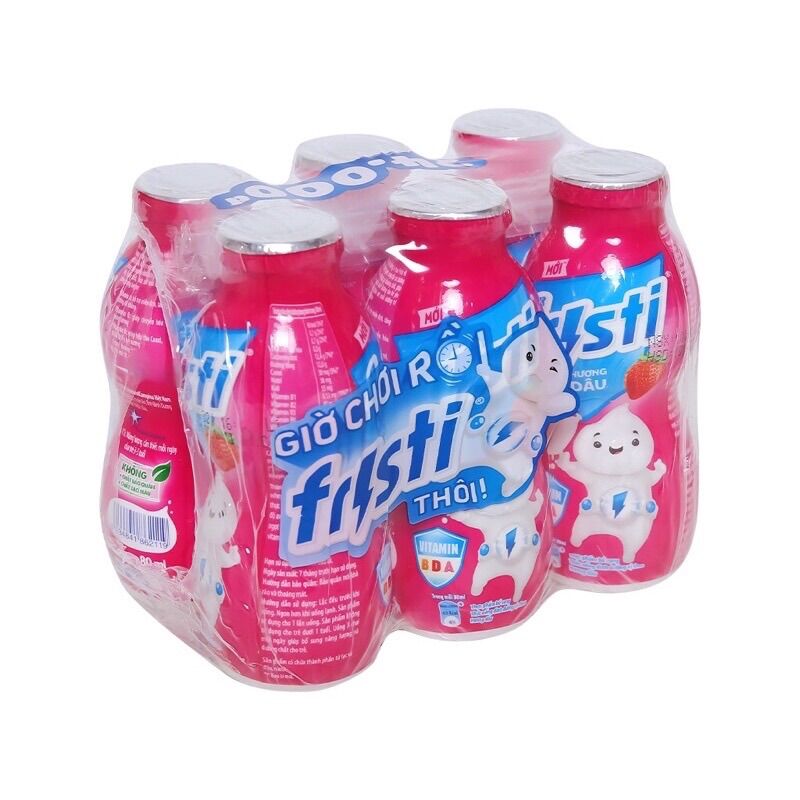 Lốc 6 chai sữa Fristi 80ml/chai