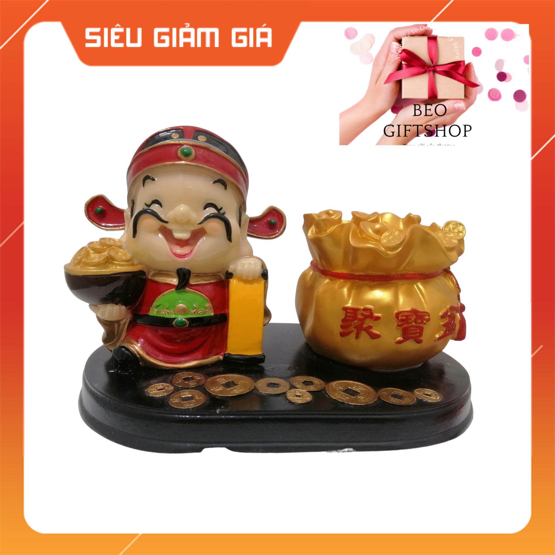 Tượng thần tài chậu vàng lớn