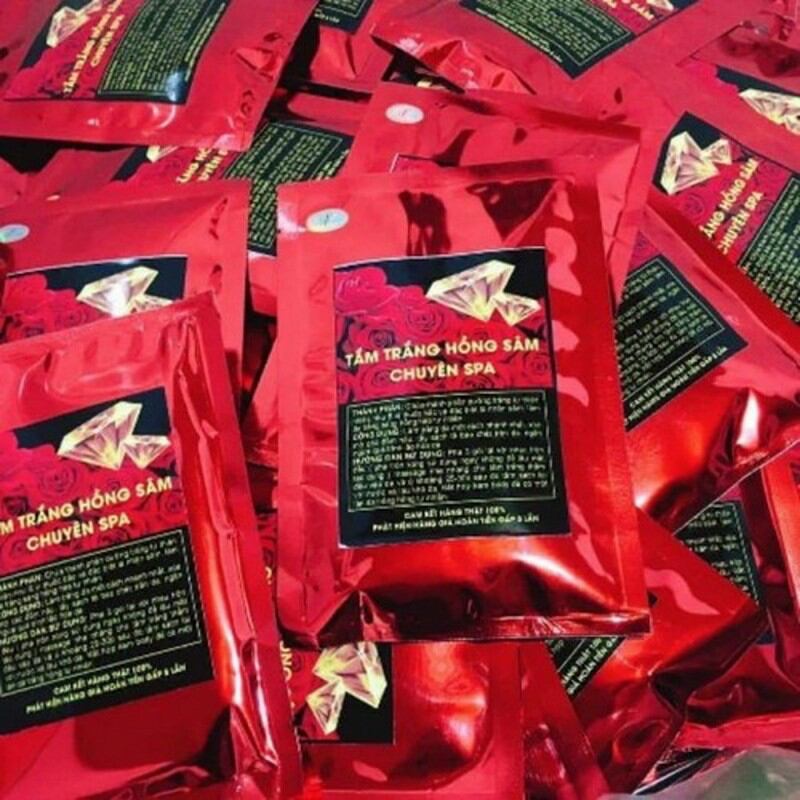 Combo 10 gói tắm trắng hồng sâm