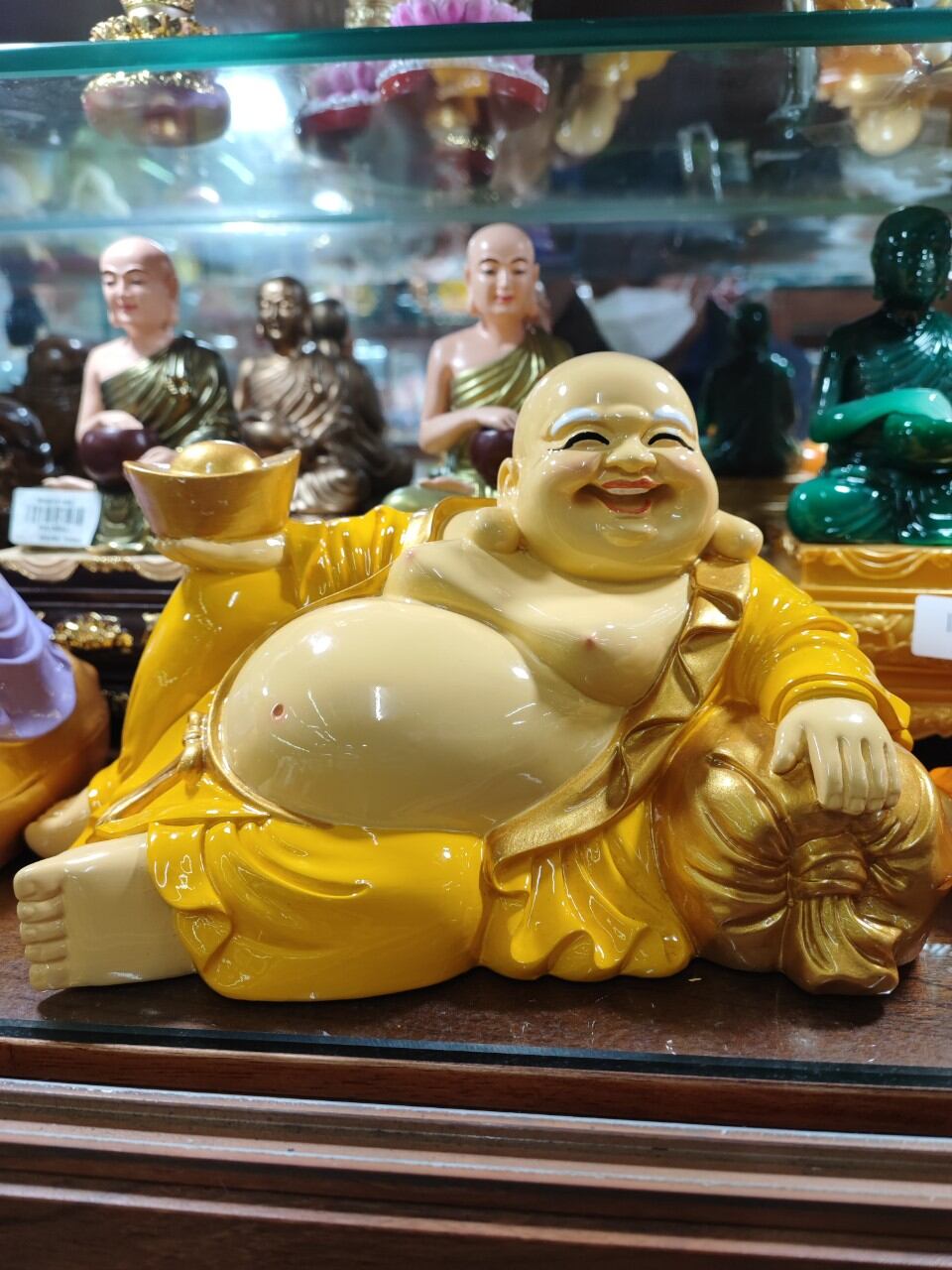 Tượng phật Di lặc 23*14*15