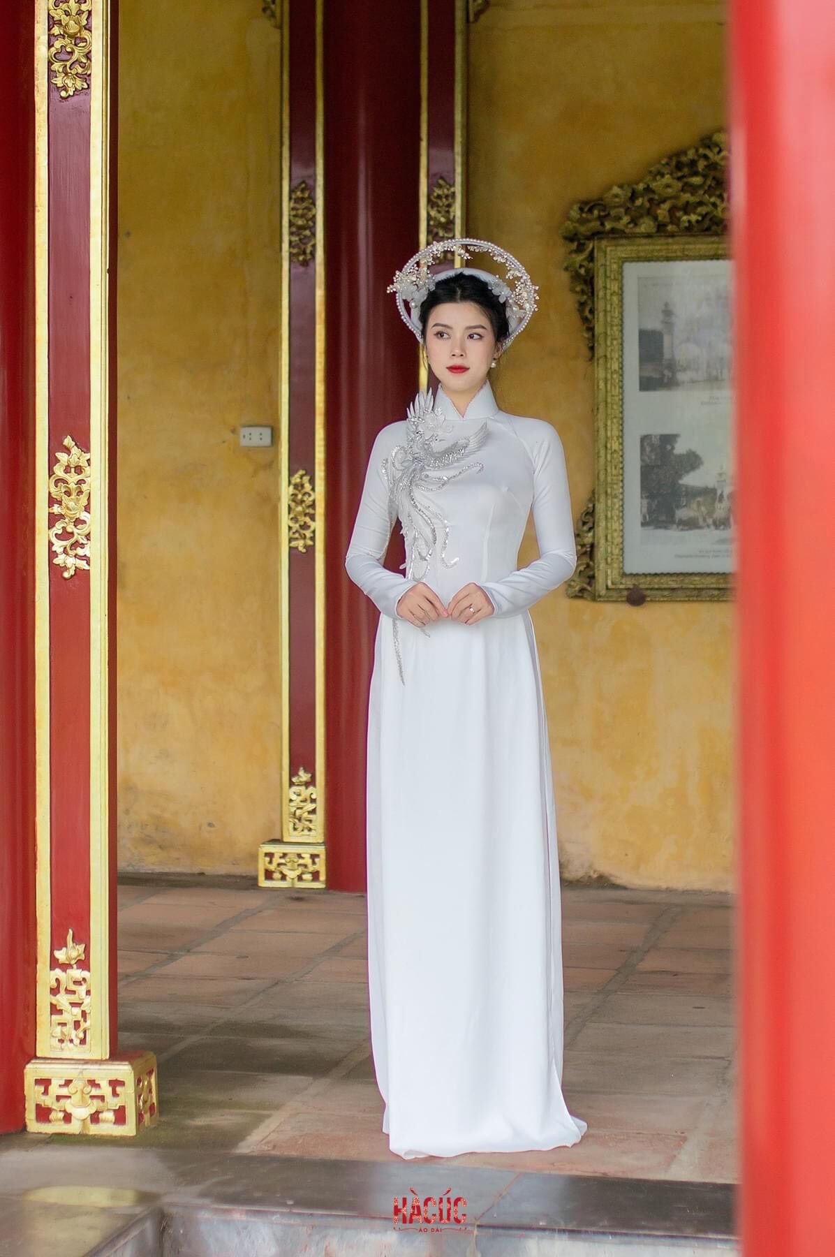 Mấn cô dâu viền ngọc bờm tóc
