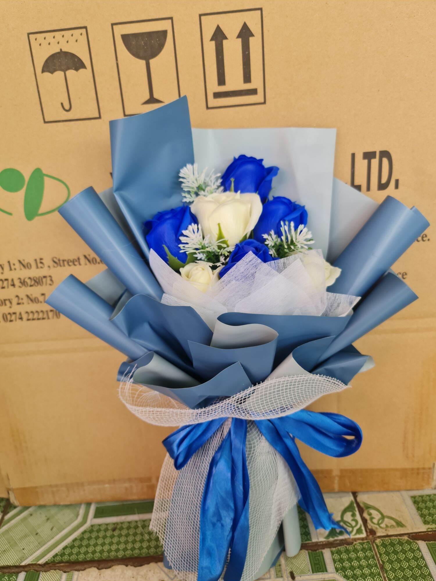 hoa sáp thơm 7 bông