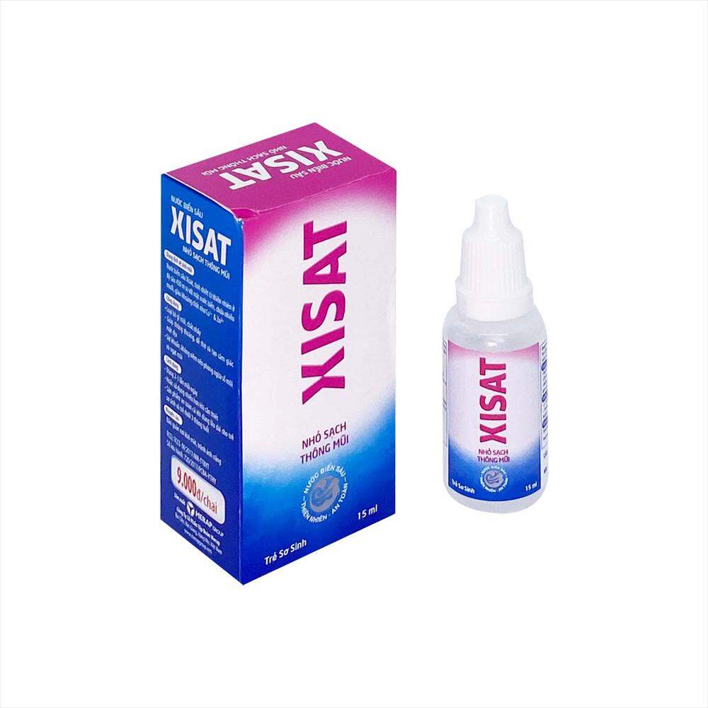 DUNG DỊCH NHỎ MŨI CHO BÉ SƠ SINH XISAT BABY CHAI 15ML
