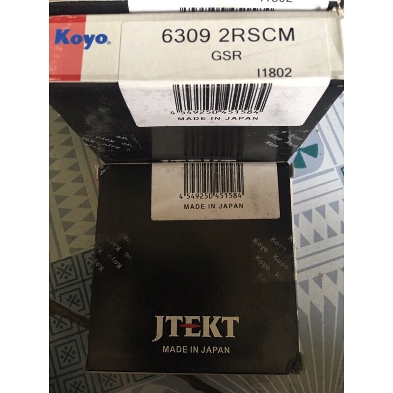 Vòng bi bạc đạn KOYO 6309