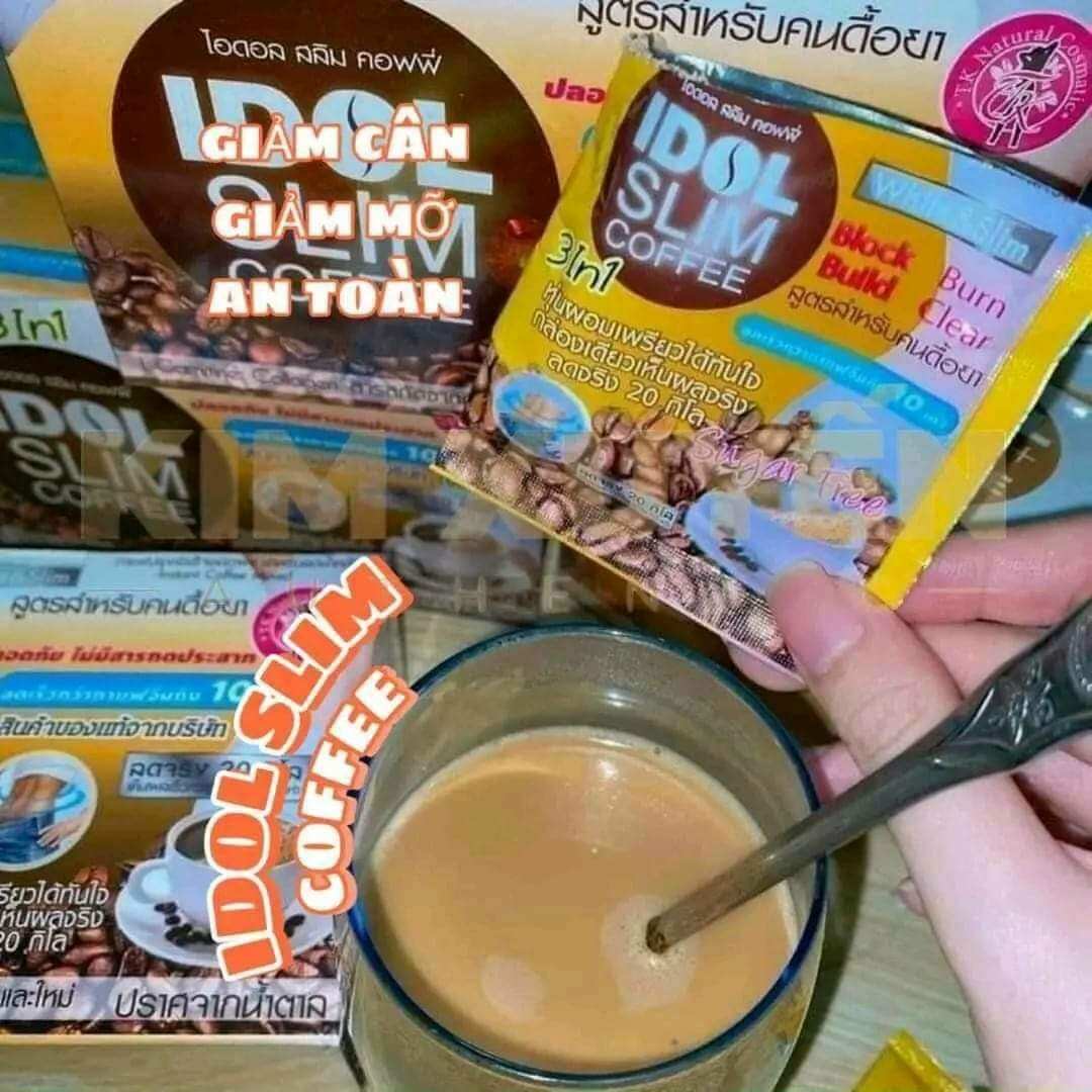 Cà phê giảm cân IDOL Slim coffee 3in 1 mẫu mới