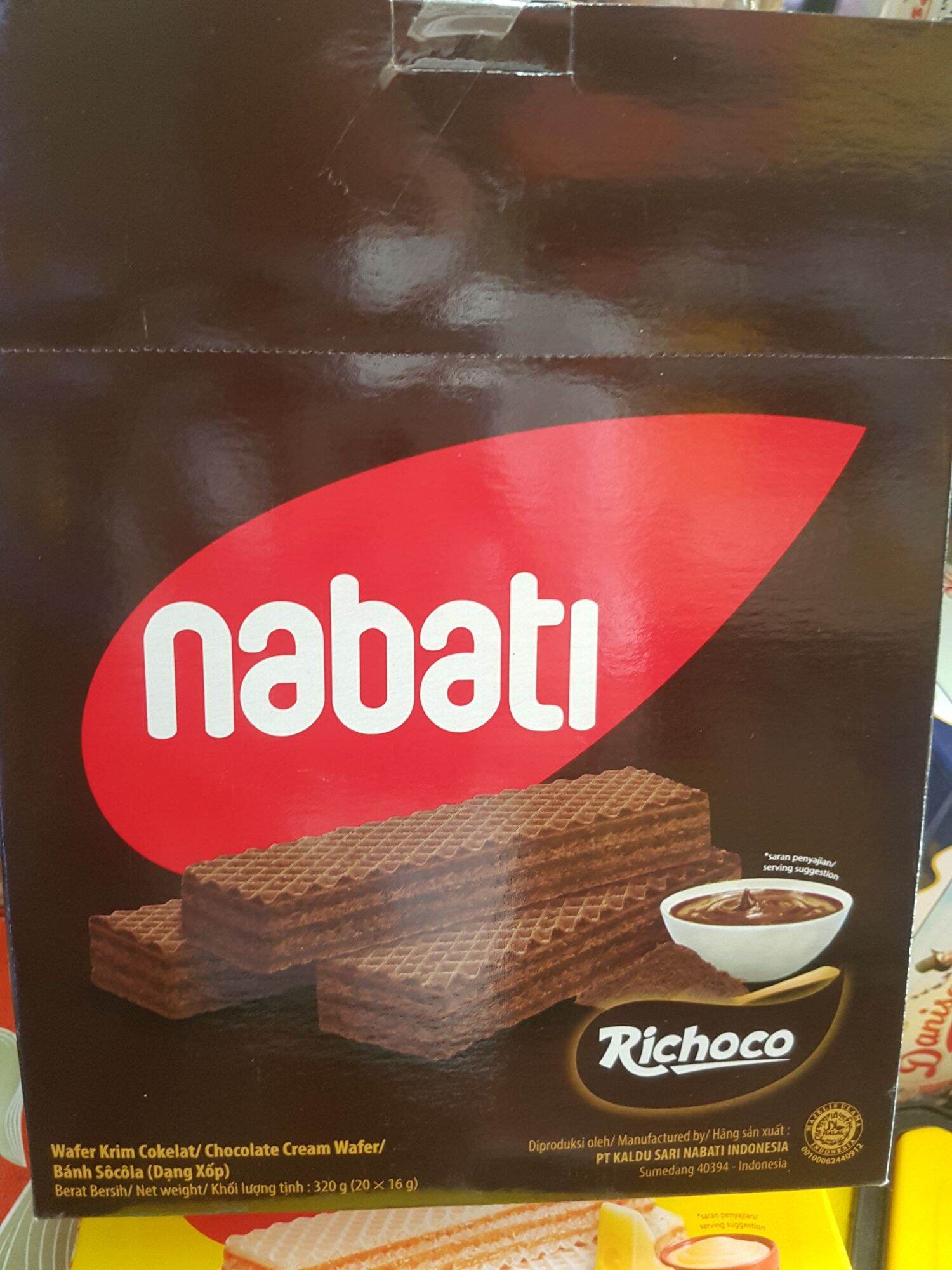 Bánh kem xốp Phomai NABATI vị socola 320g