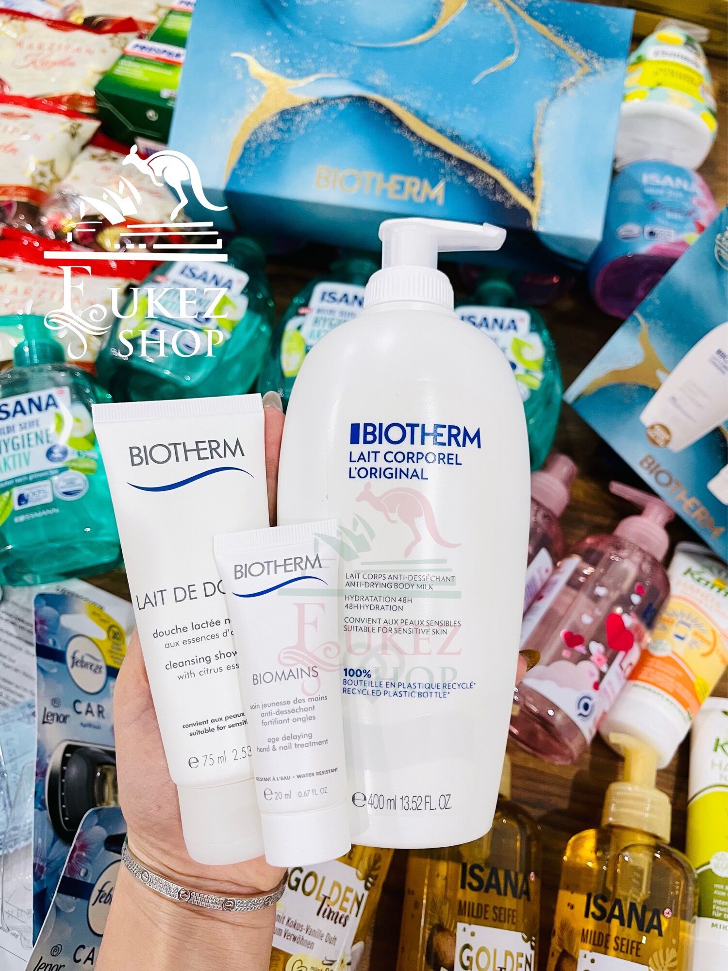Set dưỡng da cấp ẩm dịu nhẹ Biotherm Đức