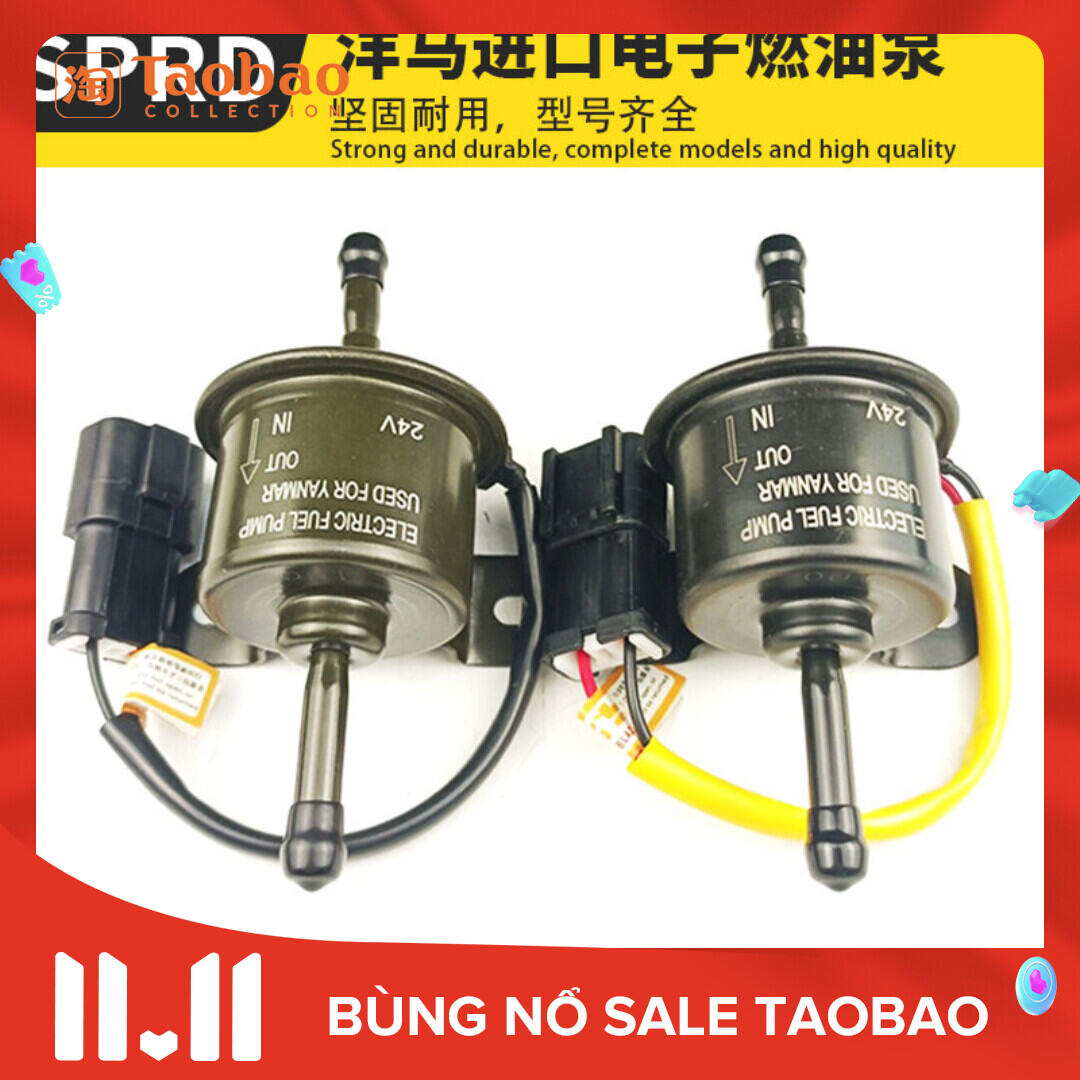 Full Đồng Bên Ngoài Bơm Nhiên Liệu Cho Yanmar Bơm Điện Tử Máy Xúc Xe Bán Tải Diesel Bơm Xăng 12v24v Phụ Tùng Ô Tô