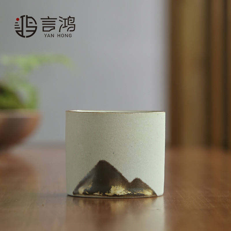 Cốc Trà Kiểu Nhật Cốc Chủ Nhân Gốm Thô Cốc Đơn Bộ Đồ Trà Kungfu Cốc Uống Trà Cốc Uống Trà Cốc Cổ Điển Gốm Sứ