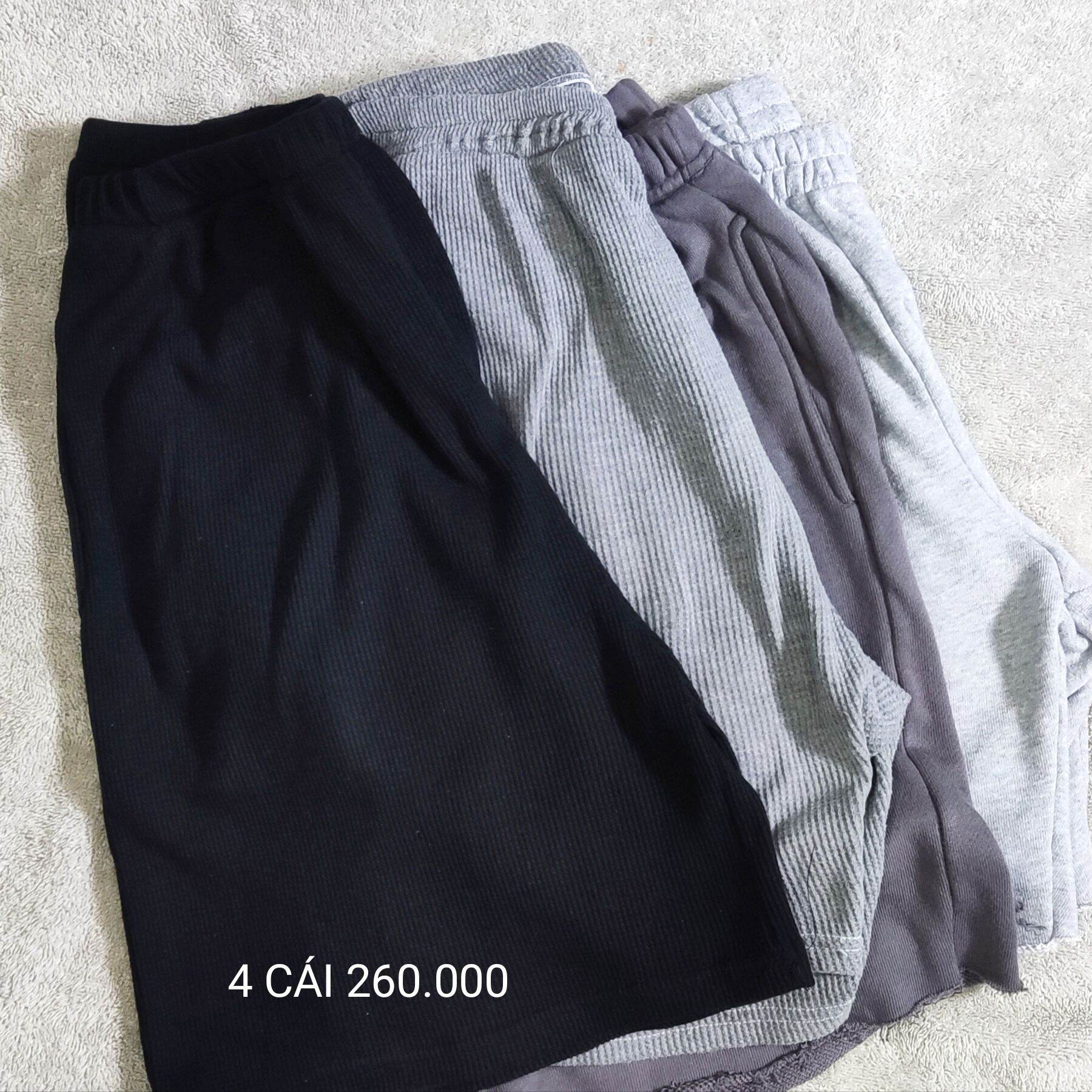 QUẦN THUN COTTON DA CÁ, QUẦN SHORT  CHẤT DÀY DẶN..