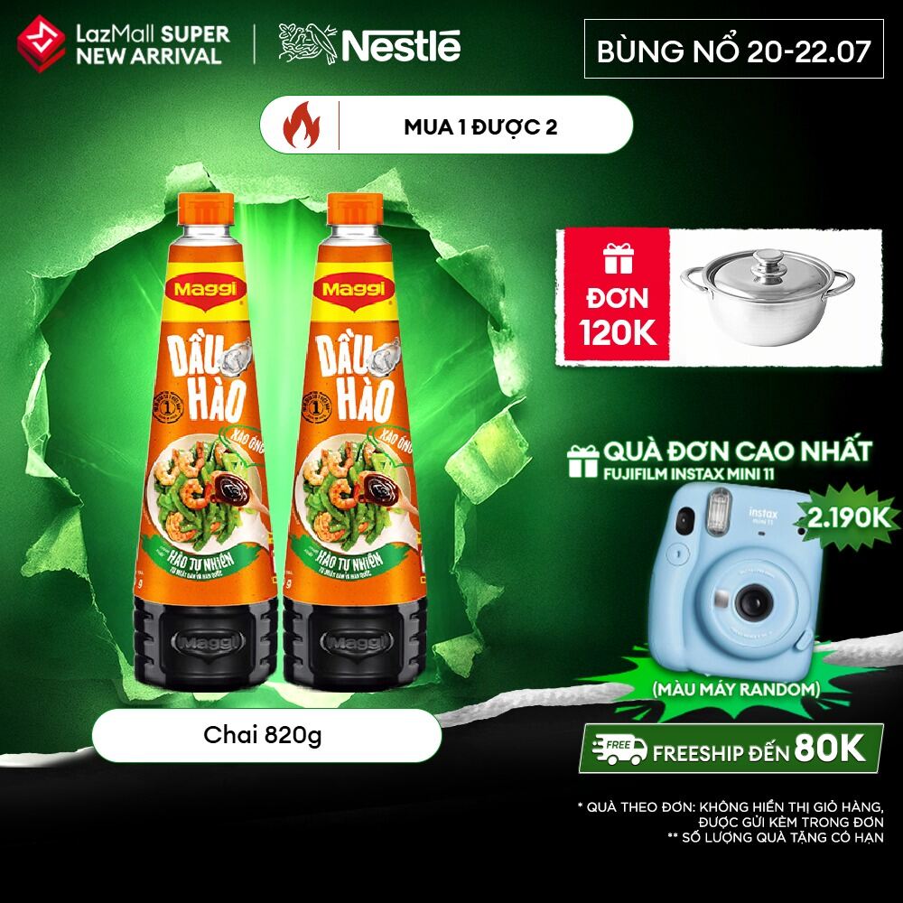 [FREESHIP TOÀN QUỐC] COMBO 2 Dầu hào MAGGI® chai 820g