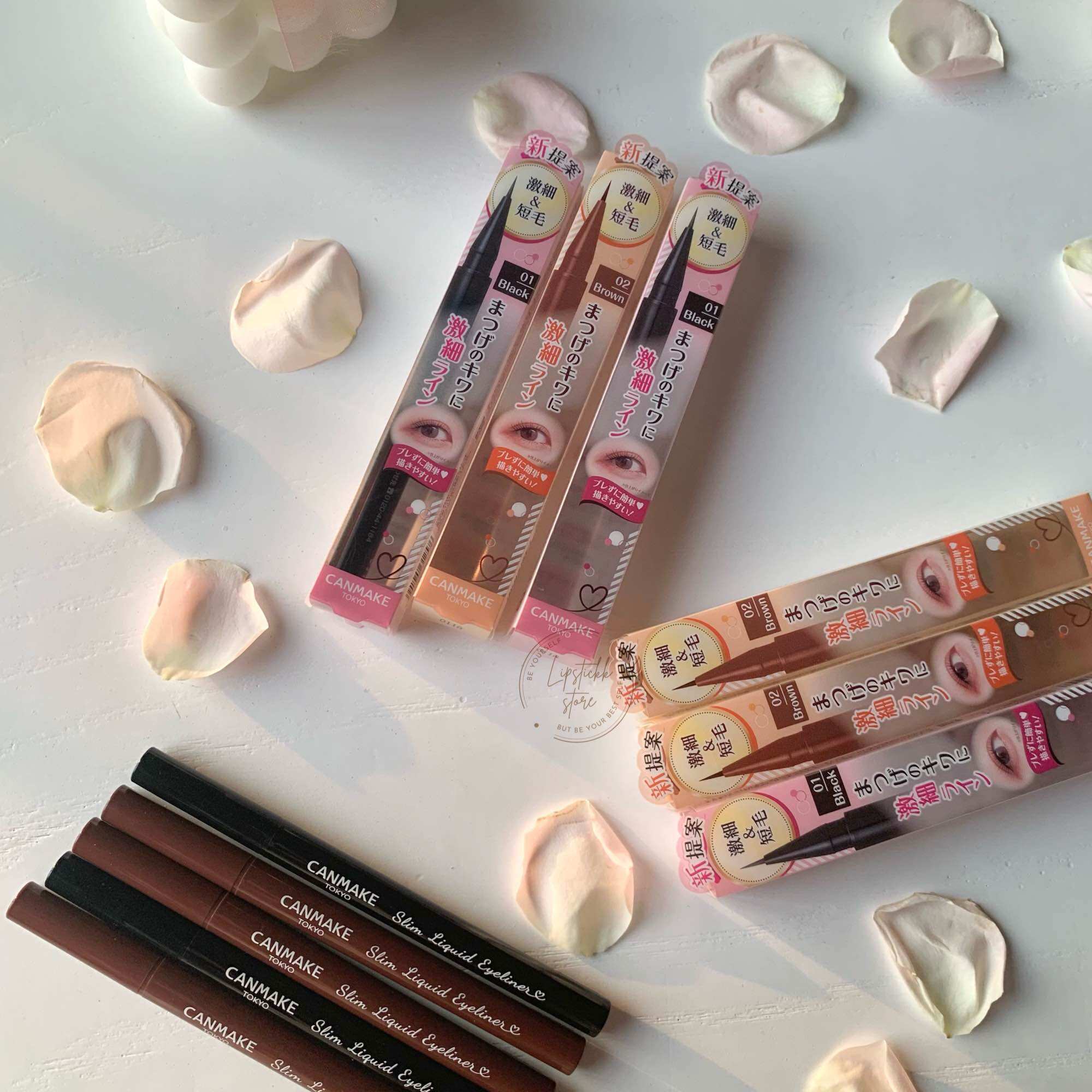 Kẻ mắt nước Canmake Slim Liquid Eyeliner