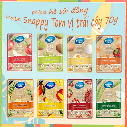 Pate Snappy Tom Trái cây 70g