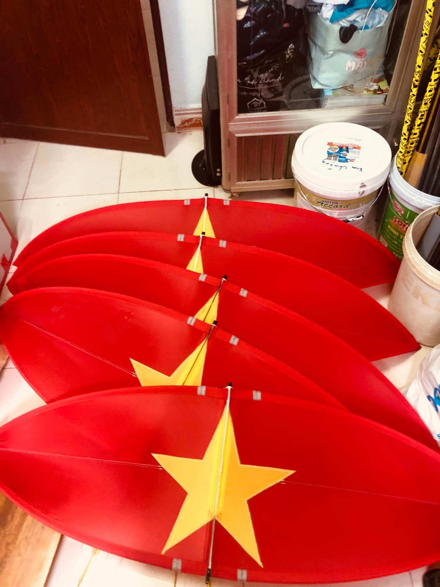 Diều 1m6 full carbon vải riptop