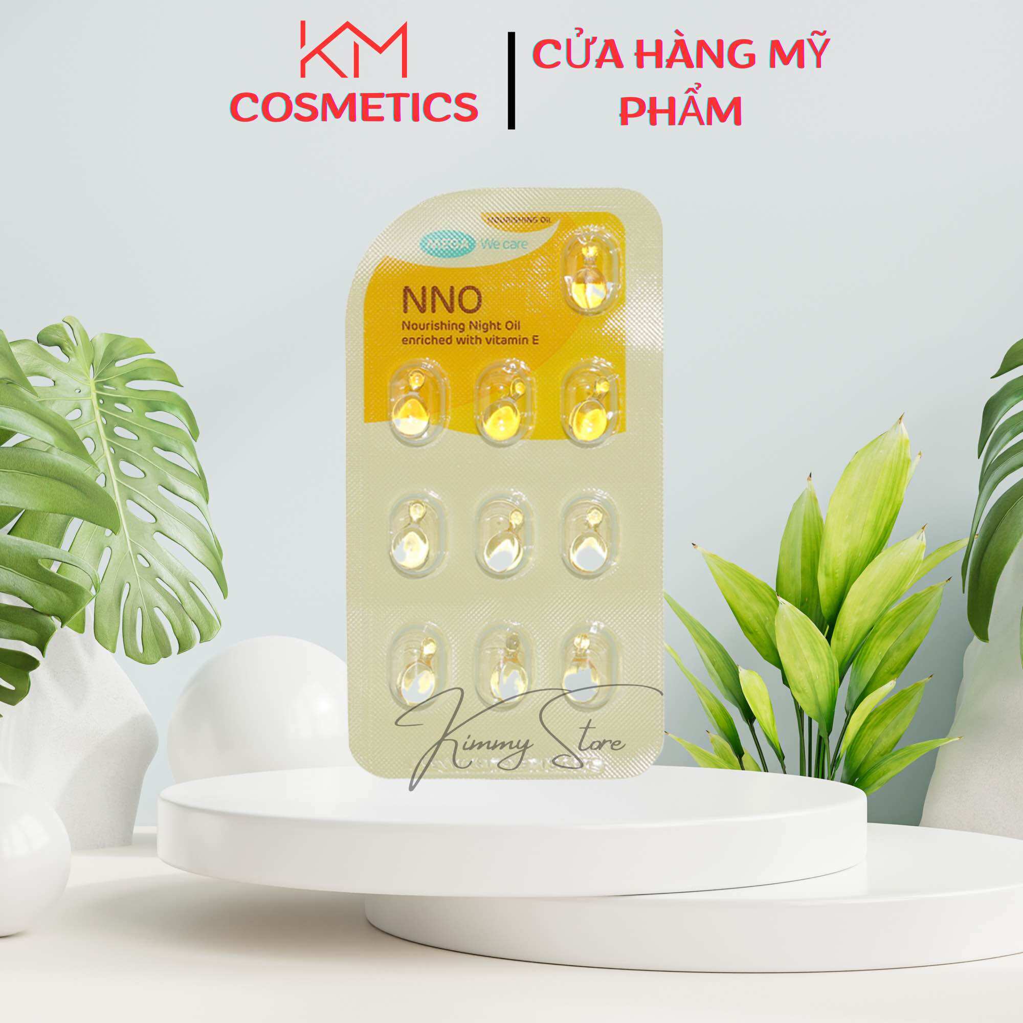 Combo vĩ 10 viên vitamin e NNO dưỡng da
