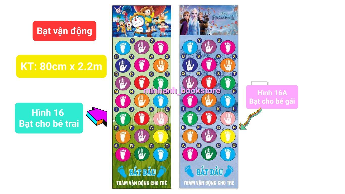 Bạt Vận Động, thảm Jumping Mat cho Bé yêu