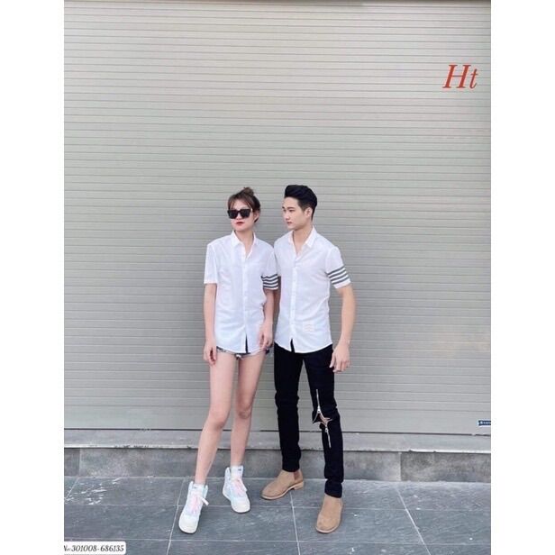 Áo sơ mi quốc dân 4 vạch tay chưa bao giờ hết hot